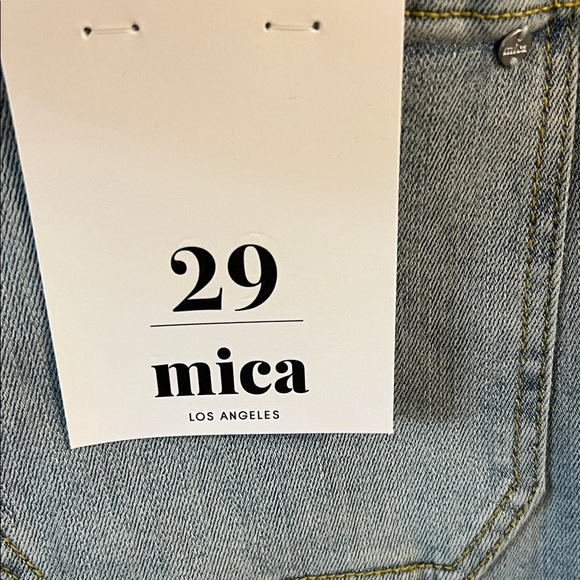 Mica Light Blue Wide Leg Jeans - Picture 3 of 10